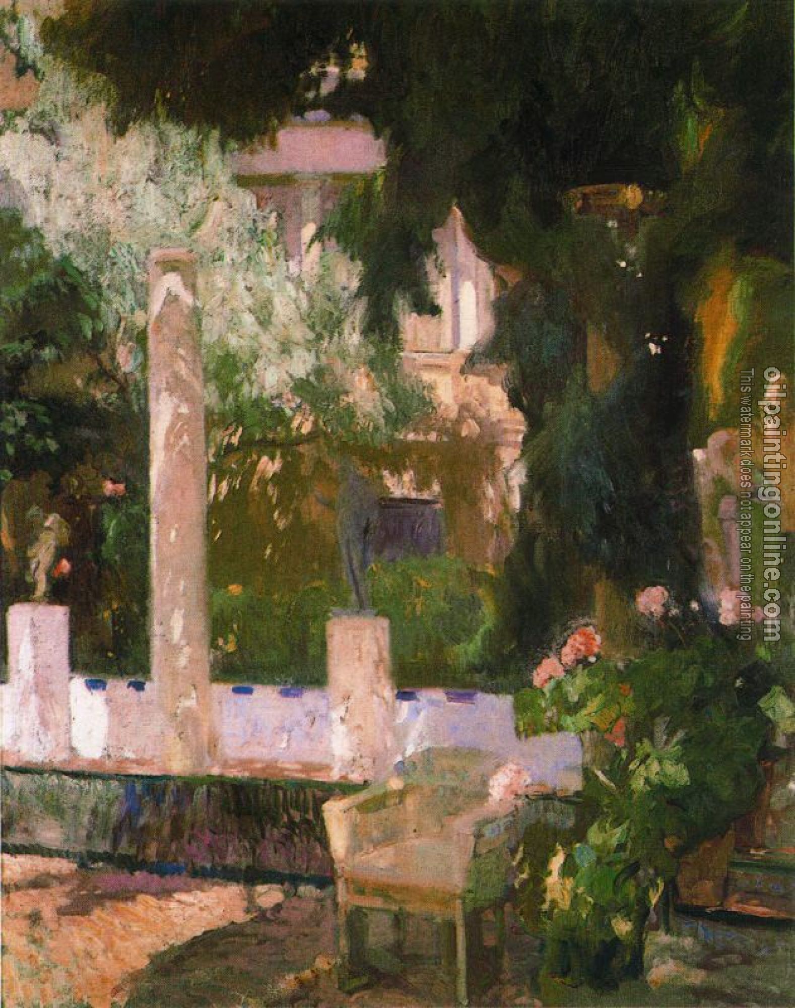 Joaquin Sorolla y Bastida - Garden of the Sorolla House